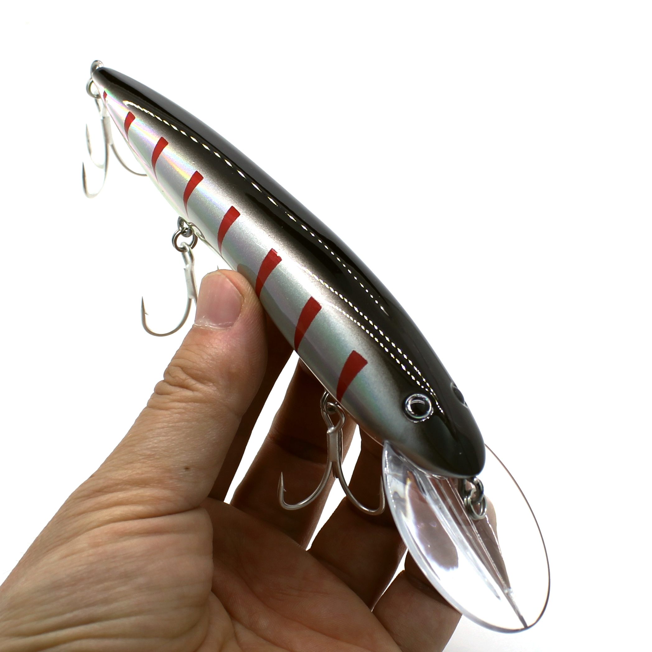 AOCLU-Hard Bait for Deep Sea B - Fishing Hook Treble recension och pris