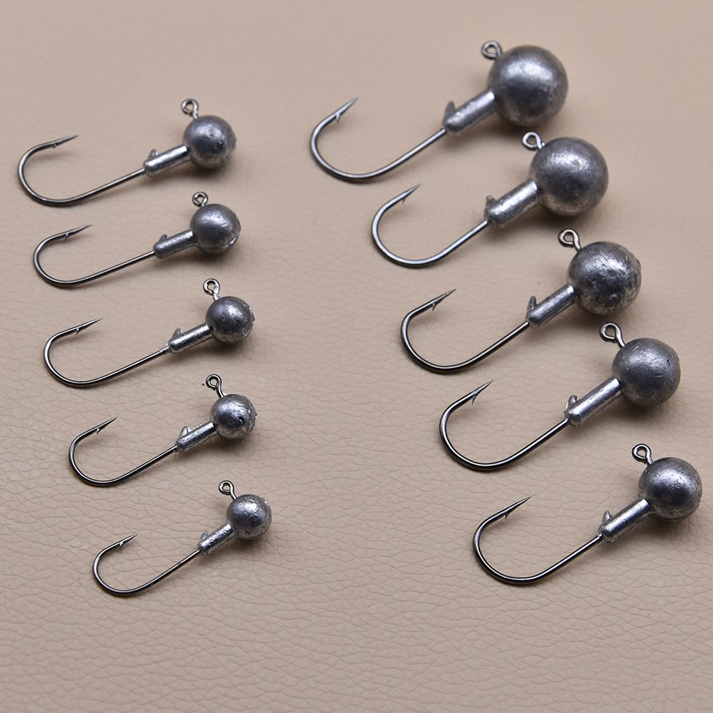 MrLurion 50pcs 1g-28g jig head - Fishing Hook Weedless recension och pris