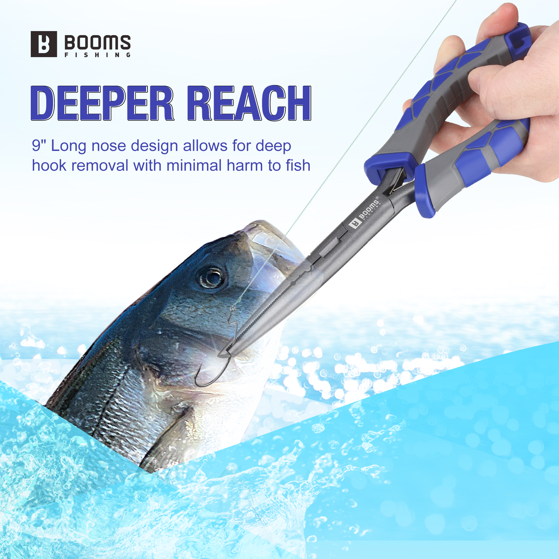 Booms Fishing XW10 23cm Long N - Fishing Hook Remover recension och pris