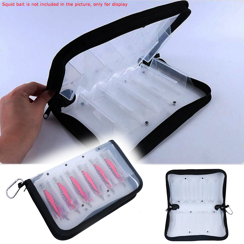 Plastic Transparent Visual Squ - Fishing Hook Jig recension och pris