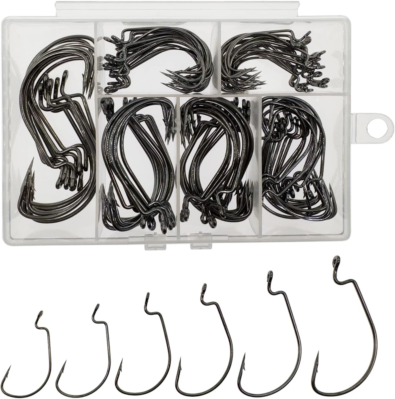 110pcs Bass Fishing Hooks Set, - Fishing Hook Box recension och pris