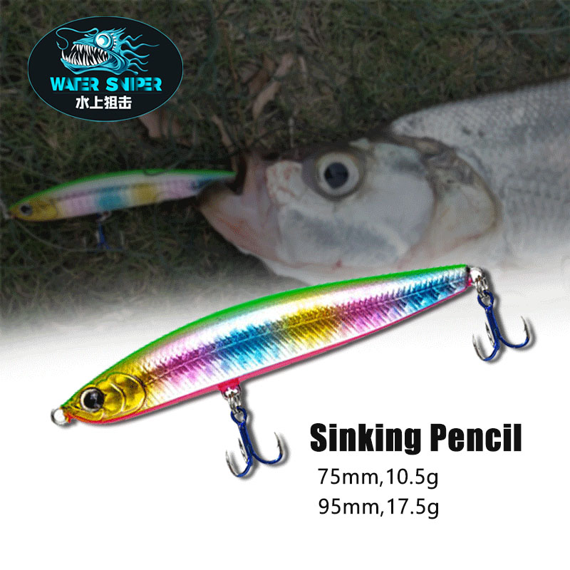Water Sniper 10.5g 75mm Jerk P - Fishing Hook Treble recension och pris
