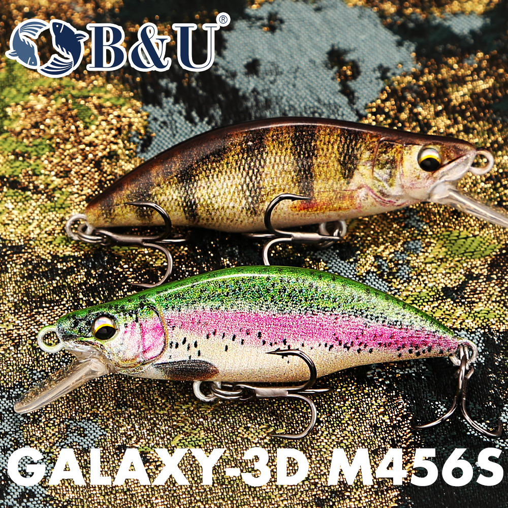 B&U Trout Pattern Hard Bait Si - Fishing Hook Treble recension och pris