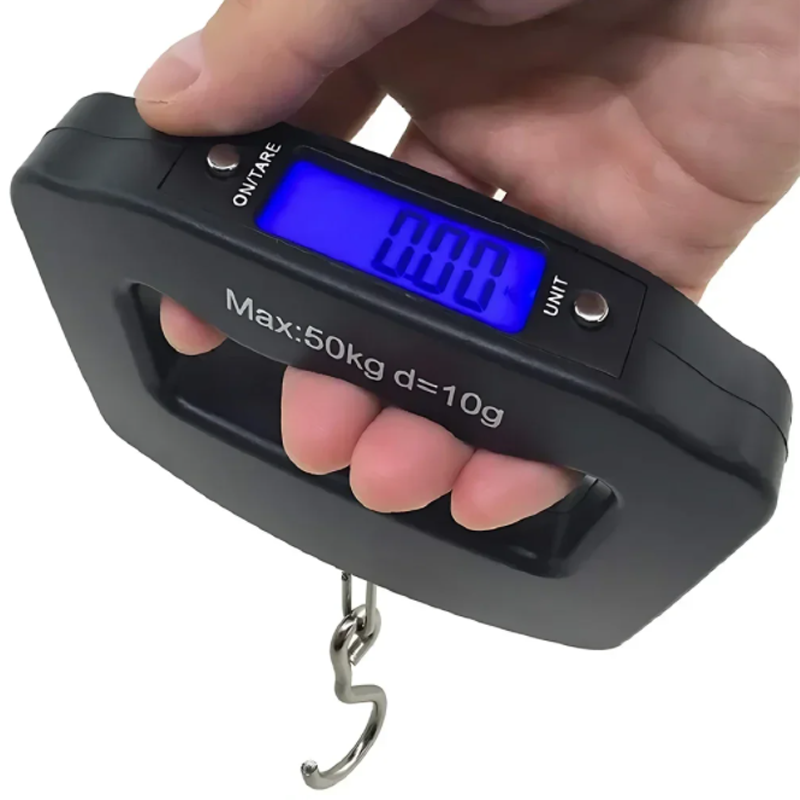 50kg/10g Travel Luggage Scale  - Fishing Hook recension och pris